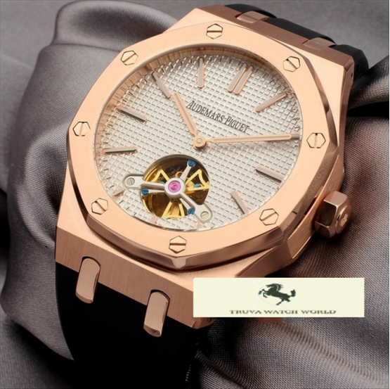 HK1166 AUDEMARS PİGUET ROYAL OAK TÜRBÜLON BEYAZ KADRAN